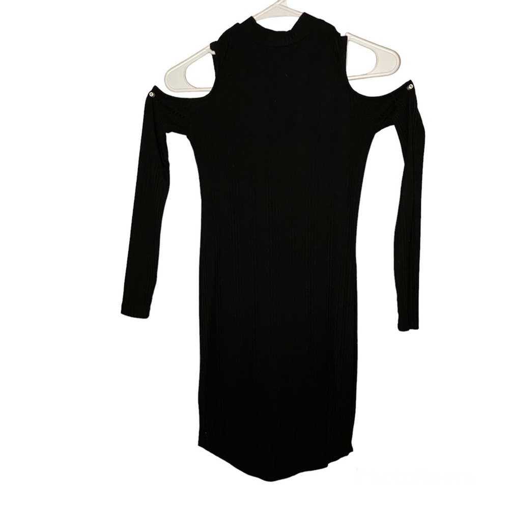 Black king turtle neck dress